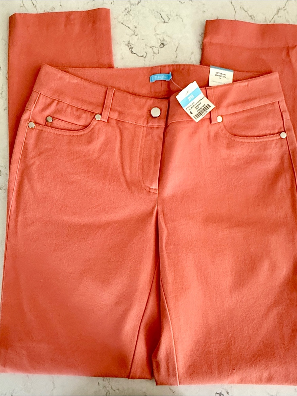 J.McLaughlin Bi-Stretch Felicity Jeans in Grapefruit Size 4 NWT